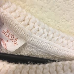 Sun & Shadow Sweaters - Sun & Shadow white knit off the shoulder sweater Sun & Shadow Sweaters - Sun & Shadow white knit off the shoulder sweater